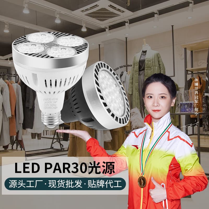 PAR30 Bulb Spotlight Lamp Cup 35W Bulb LED Lamp Cup Spotlight E27 PAR Bulb COB