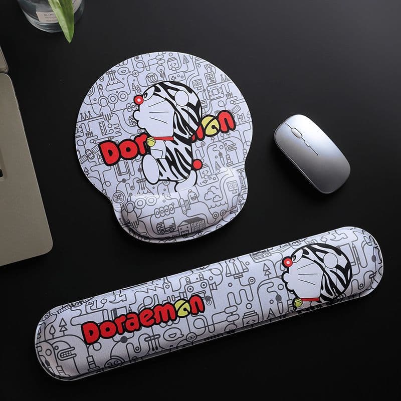 Jingle cat mouse pad wrist pad anime cartoon wrist pad butt rubber wrist rest dirt-resistant keyboard hand rest