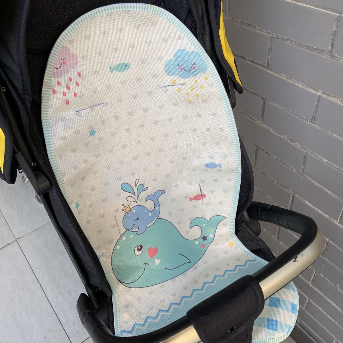 Stroller Cooling Mat, Baby Stroller Seat Pad for Toddlers, Breathable Summer Cushion, Universal Pushchair