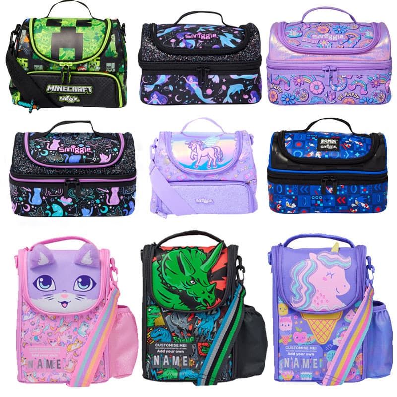 Dedicated Chain Australian Smiggle Lunch Bag Primary and Middle School Students Children Lunch Box Bag Snack Bag Outdoor