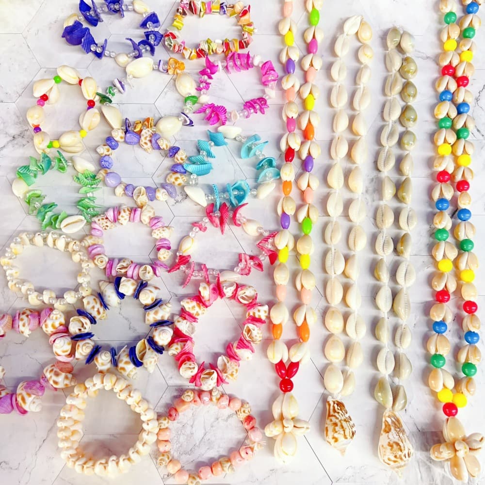 Conch Shell and Gemstone Craft Bracelet Creative Gift Seashell Bracelet Wholesale Souvenir for Tourist Attractions