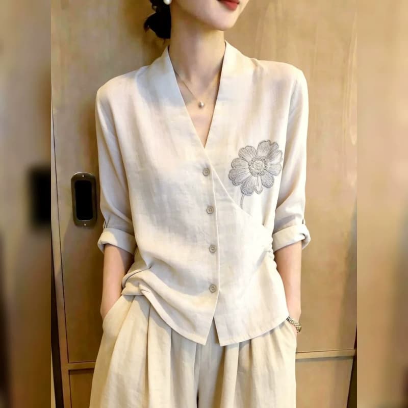 2026 Chic and Fairy French Tops New Summer Style High-End Unique and Beautiful Women's Clothes for Important Occasions