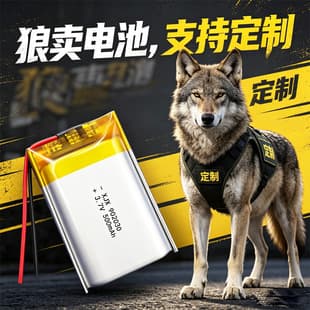 Polymer Lithium Battery 902030-500mAh 3.7V Soft Pack Li-Ion Bluetooth Headphone Night Light Battery