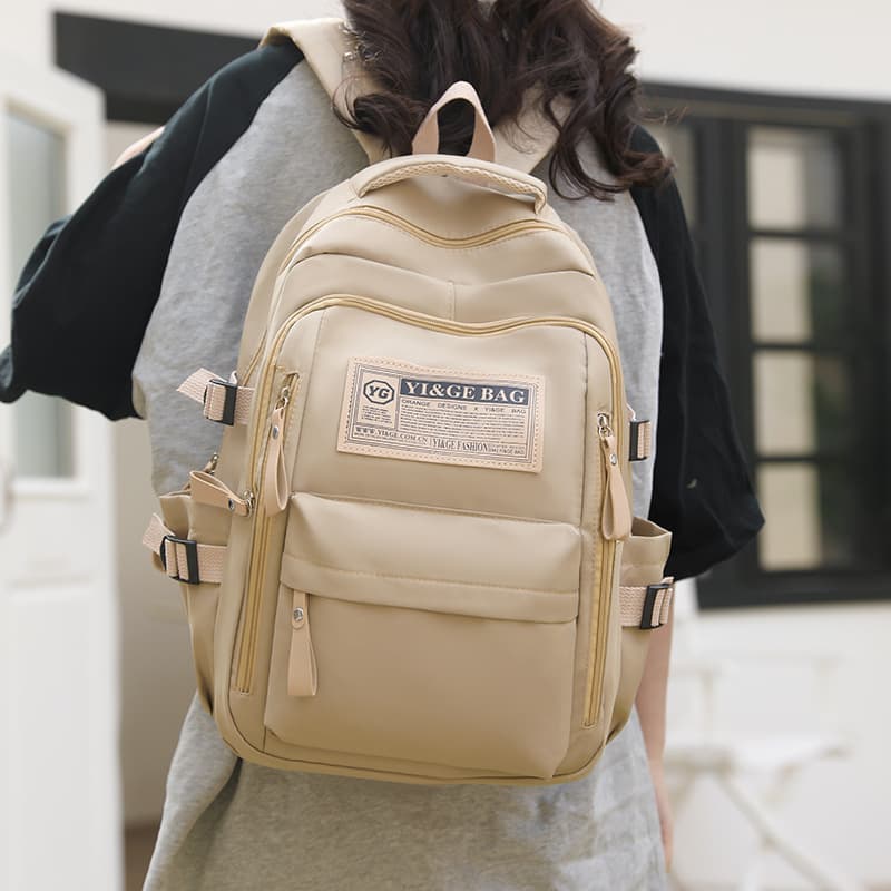 2025 New Multi-pocket Waterproof Wear-resistant Large Capacity Backpack for Junior and Senior High Students, Casual Backpack