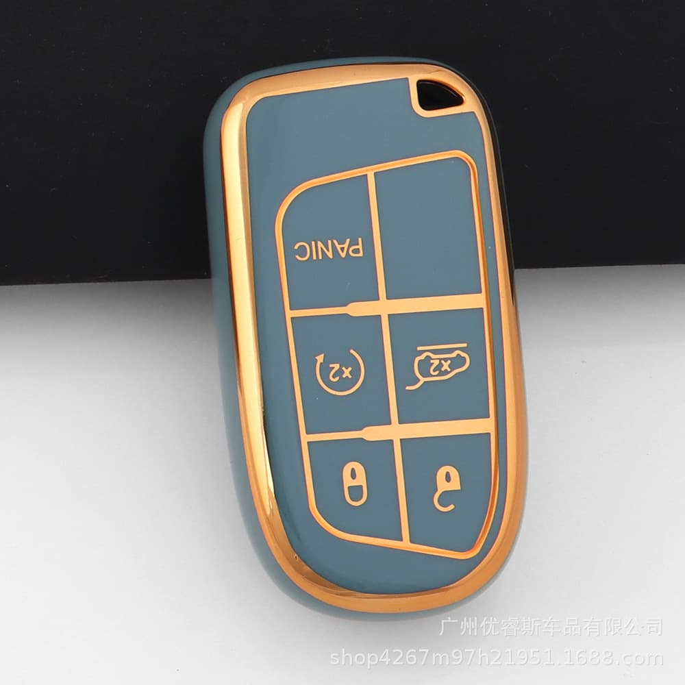 Amazon Hot Selling Key Case for Jeep Wrangler Cherokee Grand Cherokee Commander Dodge Key Cover