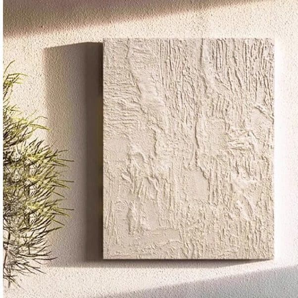 Wabi-sabi Style Solid Color Textured Living Room Hallway Decorative Painting, Simple Abstract Sofa Background Wall, Electrical Panel Cover Painting