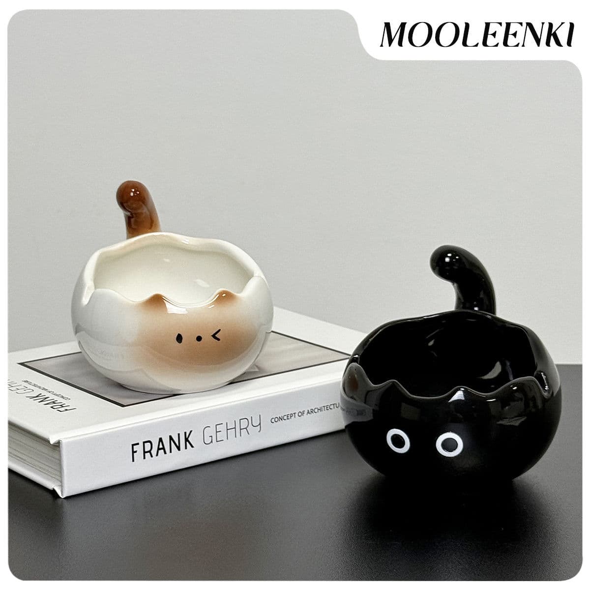 Siamese cat ashtray living room office desktop storage ceramic cute art ornaments source factory one piece wholesale