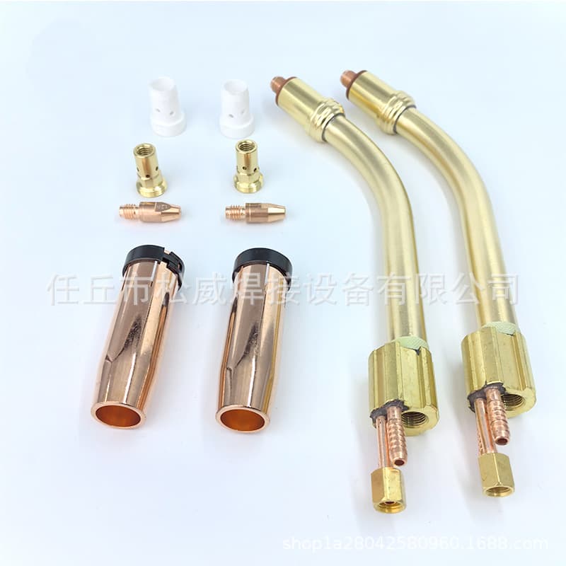 501D water-cooled manual welding gun accessories 501D water-cooled elbow protection nozzle connecting rod contact tip