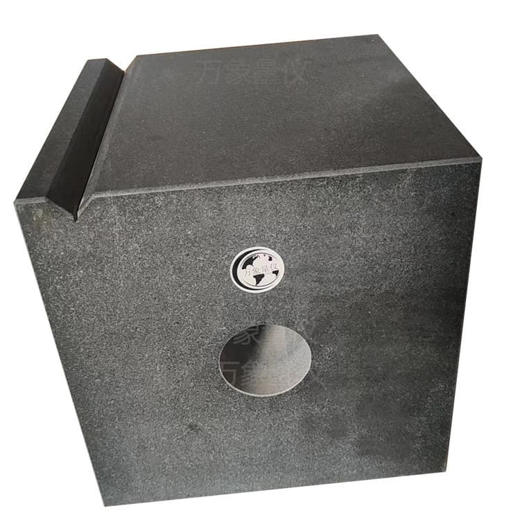 Machine tool verticality measurement, grade 00 granite high-precision measuring square box, marble square box