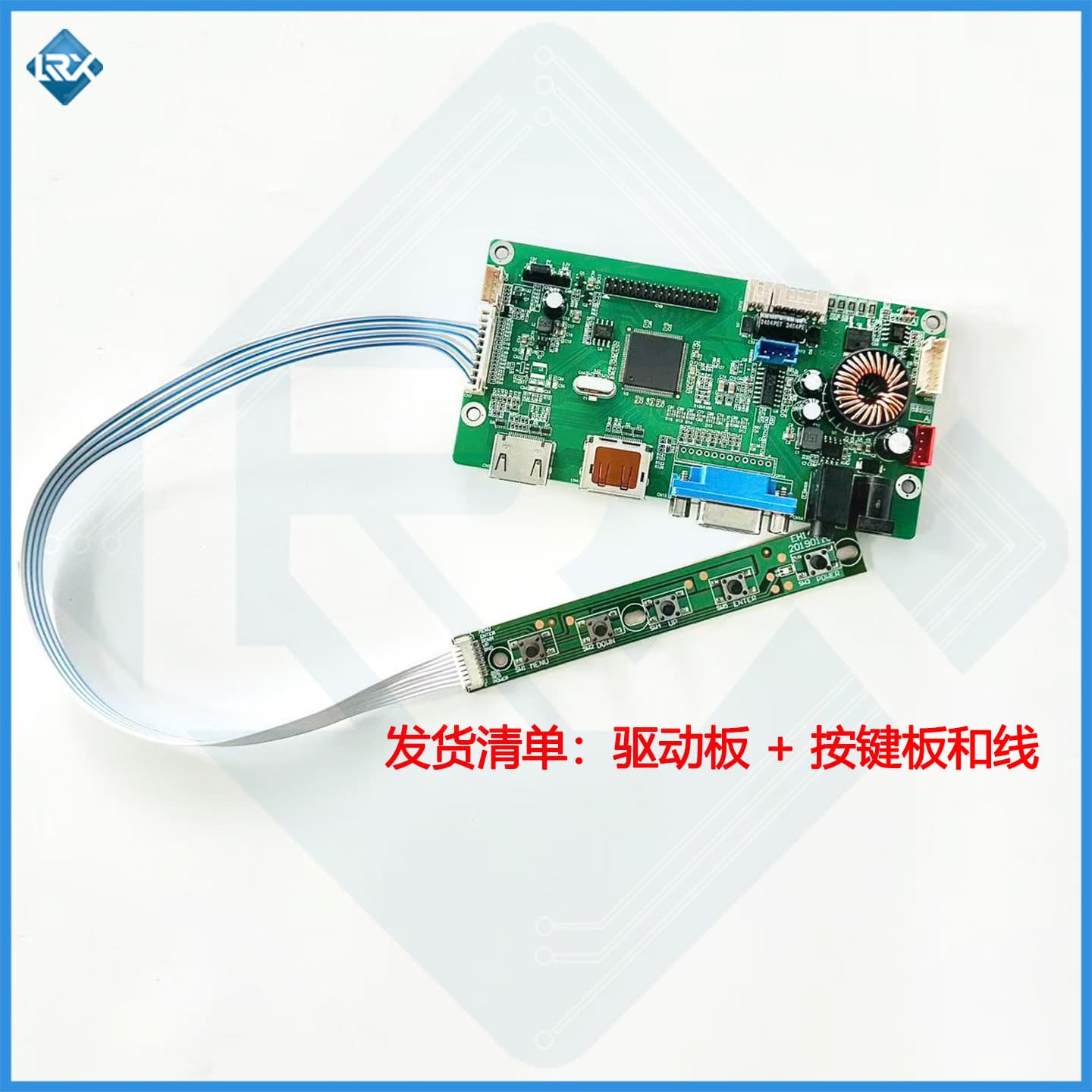 Driver Board Hdmi/Vga/Dp Input Lvds Output Lcd Display Motherboard 1920*1080 High-Definition Resolution