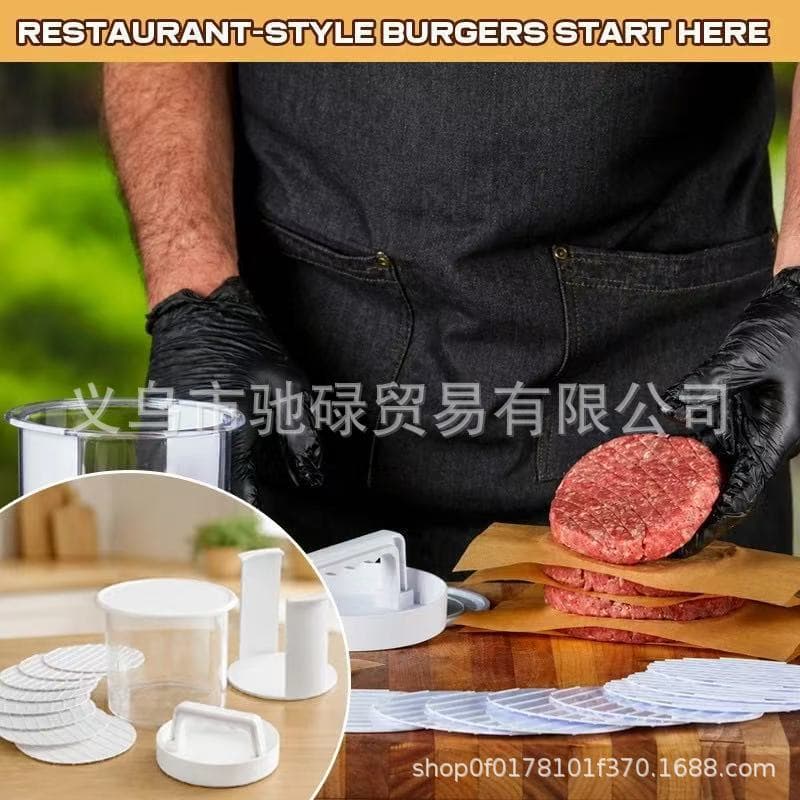 Cross-border Amazon innovative, practical, fun and best-selling Burger Patty Maker burger patty making tool