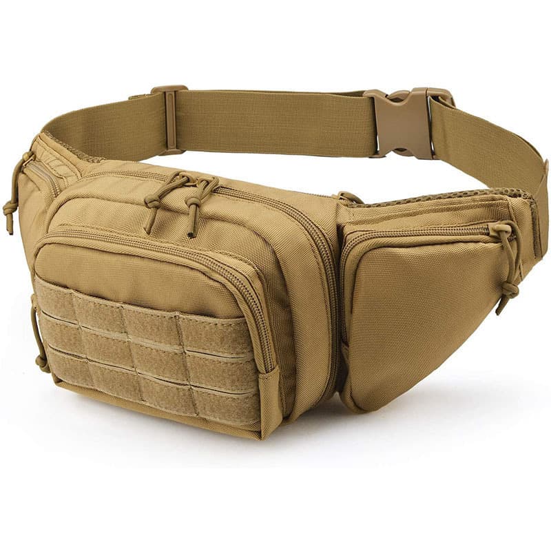 Factory Direct Wholesale Large Capacity Tactical Waist Bag Military Tactical Multi-Function Waist Bag Outdoor Camouflage Waist Bag Cross-Border