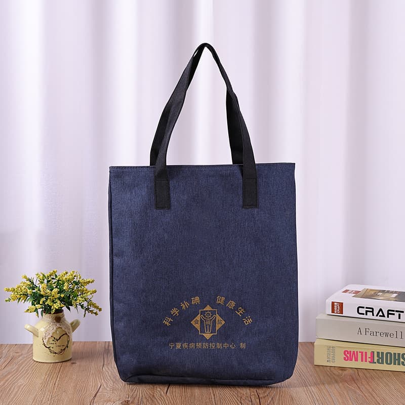 Oxford bag manufacturer customized Oxford cloth canvas handbag customized Oxford cloth bag portable packaging bag printing