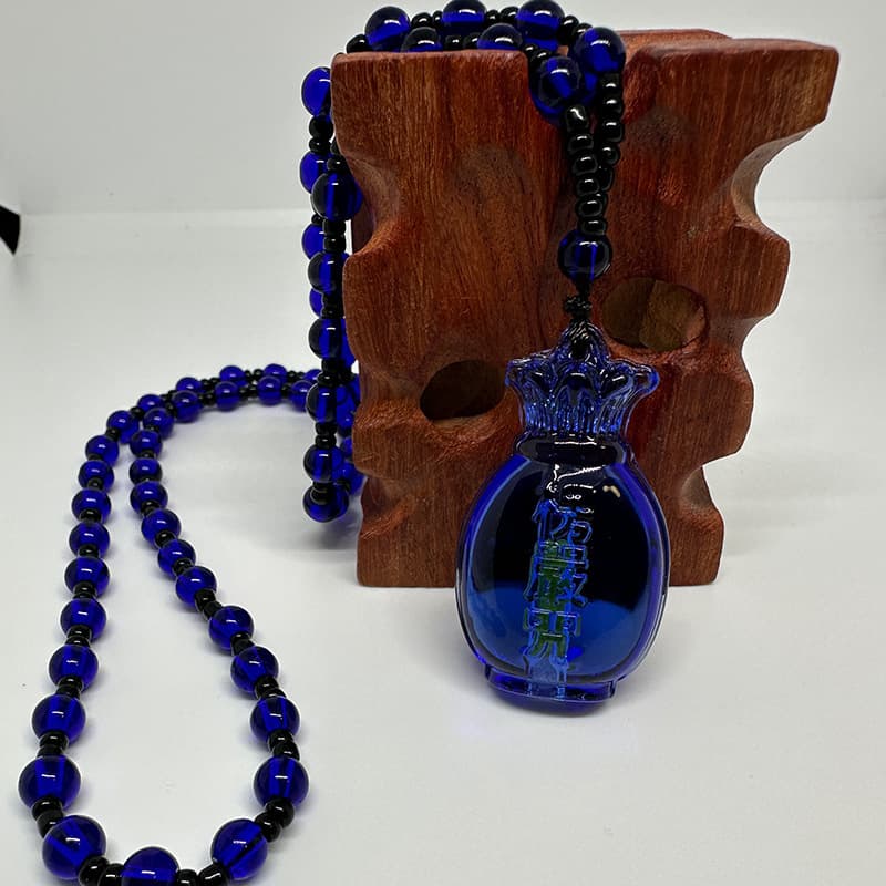 New Ruyi Auspicious Pendant, Glazed Pendant with Built-in Scripture Vase Pendant, Safe Travel, Factory Stock