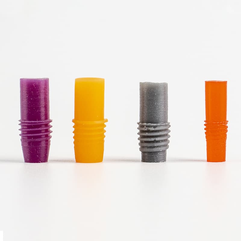 External Thread Silicone Plug High Temperature Resistant Silicone Thread Plug with Handle Internal Thread Plug Electroplating Thread Hole Plug Direct Sales