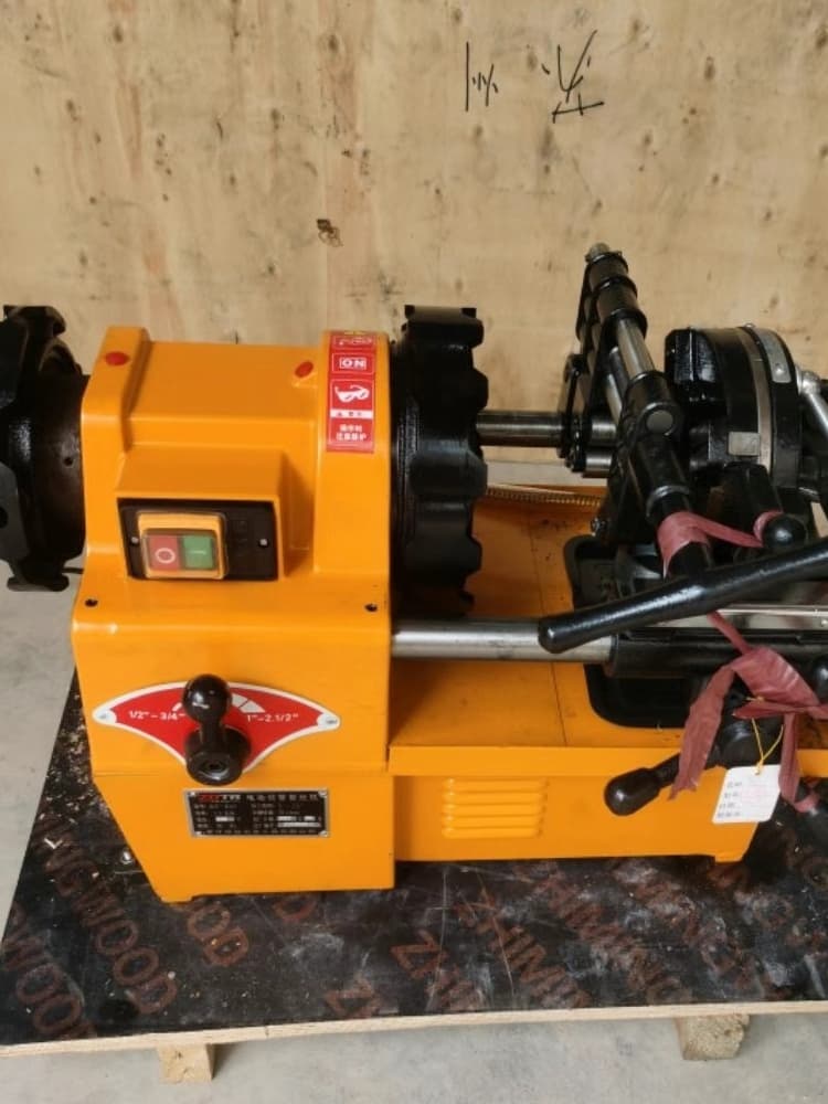 Electric multi-functional wire threading machine, lightweight 2-inch and 34-inch galvanized water pipe steel threading machine, thread cutting machine