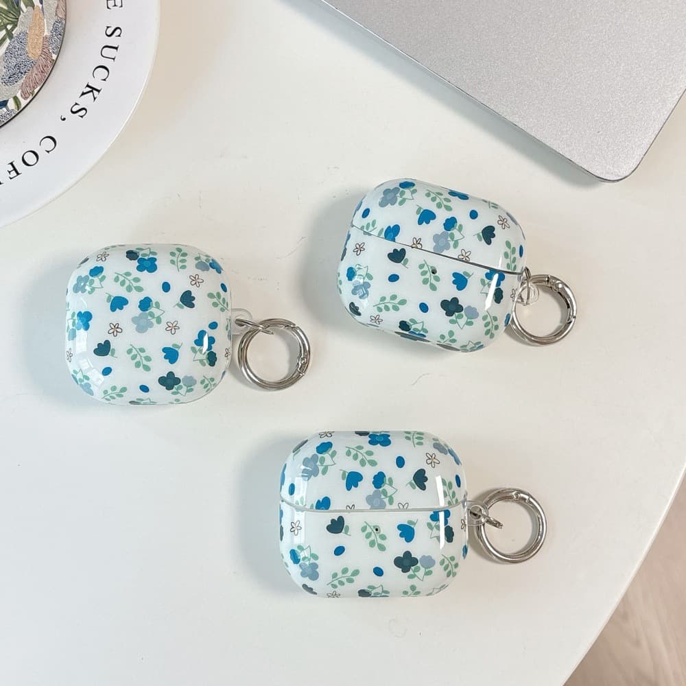 Personalized Floral Samsung Earphone Case Compatible with Samsung Buds2/3 PRO Cartoon Protective Case for Samsung Buds FE