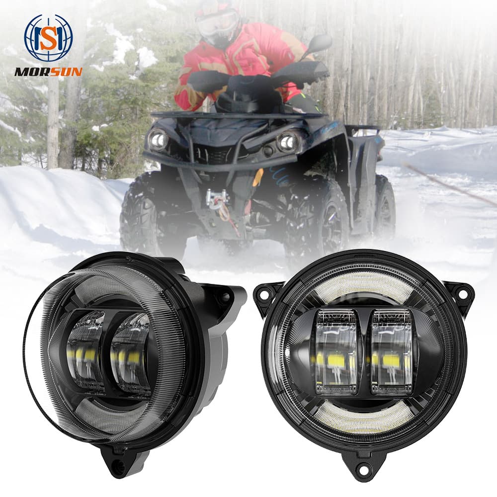 Bombardier LED round spotlight modification suitable for 2018-2022 Can-Am OUTLANDER 1000