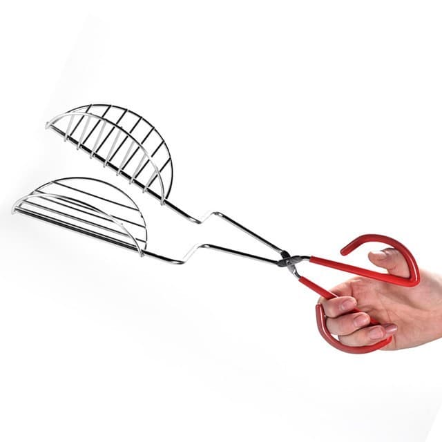Stainless steel taco frying tongs, Mexican corn grid tongs, creative tools, taco pancake rack, corn crisps