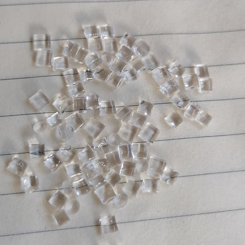 PMMA raw material, high-transparency recycled acrylic plastic particles, high-strength injection molding grade transparent PMMA granules.