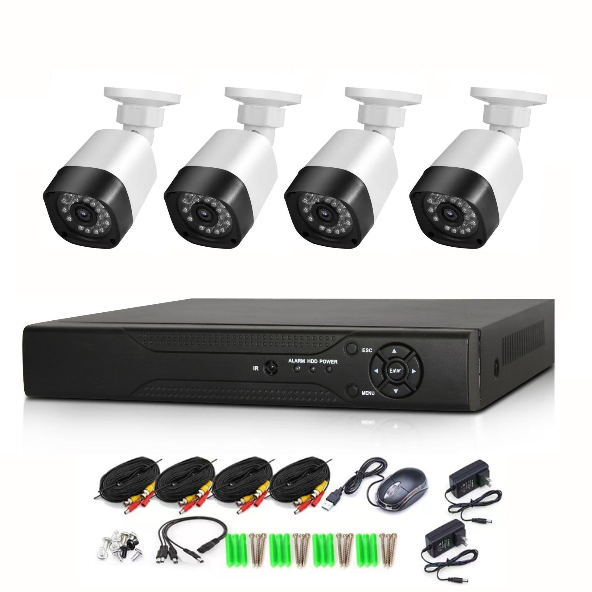 CCTV Camera Kit AHD KIT 4-Channel 8-Channel Surveillance Camera Set