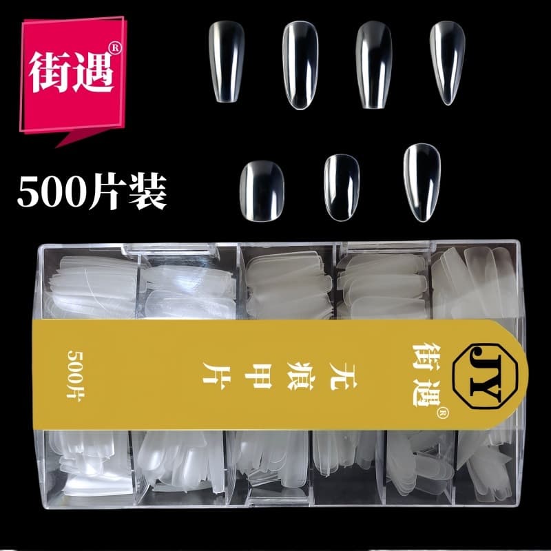 Matte Nail Tip Box Set Nail Art Stickers No Filing False Nails Nail Tips Handmade Wearable Nails Replacement Size nail