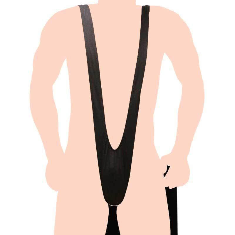 Japanese Pervert Mask Temptation Men's V-Shape Strap Sexy Bodysuit Erotic Underwear Thong UC102