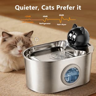 Cross-Border 3.2L Pet Water Fountain Stainless Steel USB Cat Water Fountain Automatic Induction Pet Dog Water Dispenser