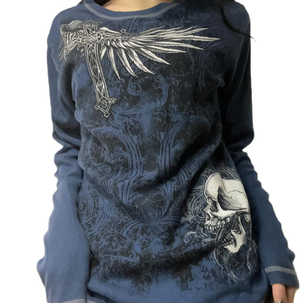 2024 Cross-Border Women's Printed Long T-Shirt, Casual Retro Long Sleeve Top for AliExpress, Wish, Amazon