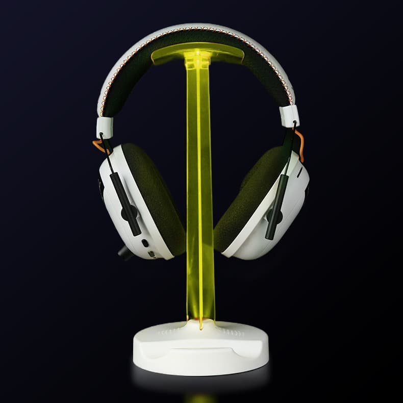Headphone Stand Desktop Display Stand RGB Glowing Headset Holder Gaming Desk Wireless Computer