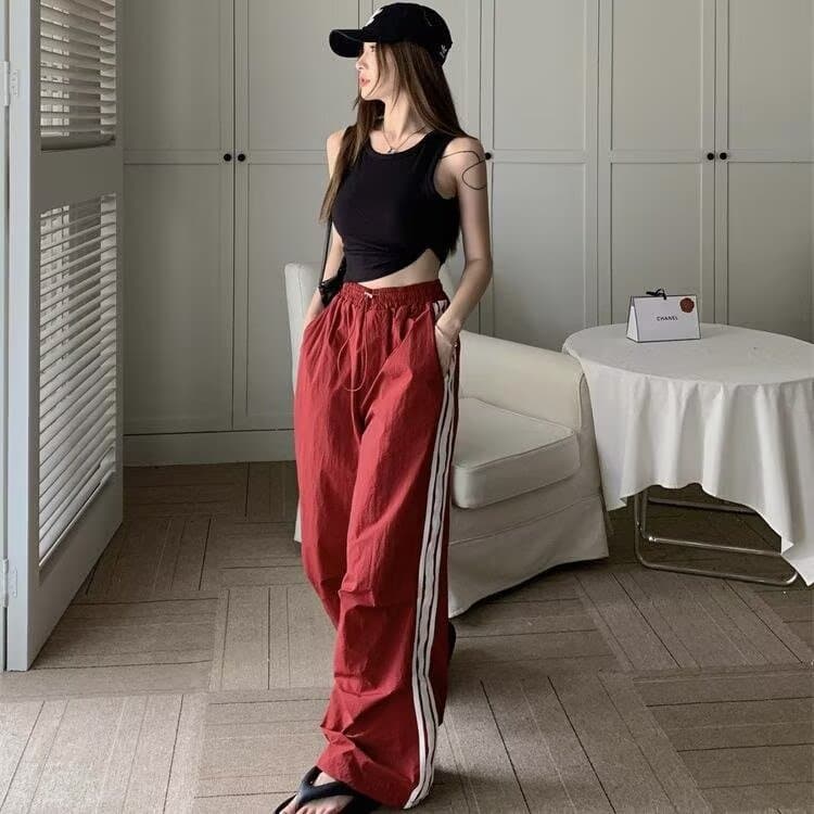 Spring and Summer New Loose Casual Pants for Men, Korean Trendy Versatile Straight-Leg Pants, Lightweight Flowing Fabric for Summer