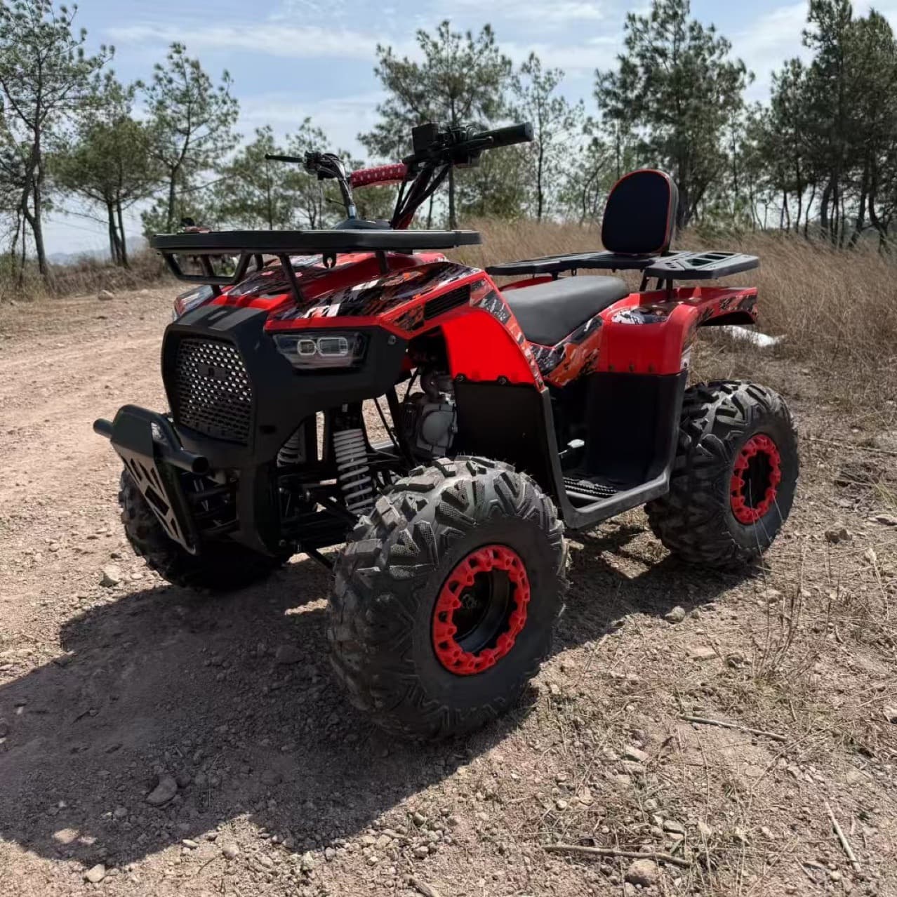 ATV Beach Buggy 125cc Gasoline Model Beach Motorcycle Four-Wheel Off-Road Motorcycle All-Terrain Mountain Off-Road Vehicle