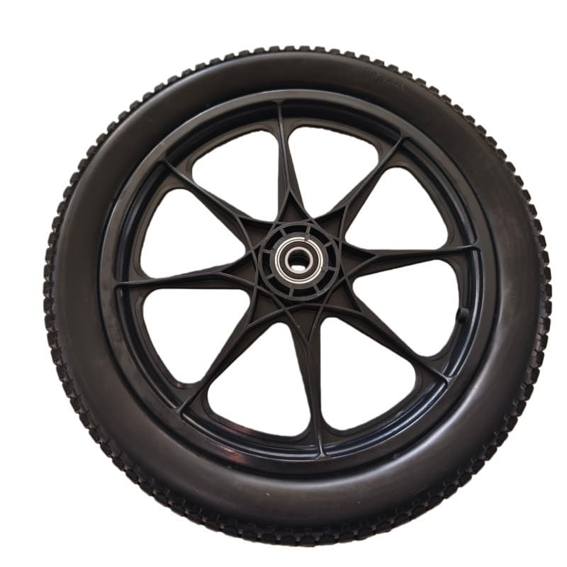 16-inch Plastic Wheels, 16x2.125 PU Foam Wheels, Outdoor Trailer Wheels