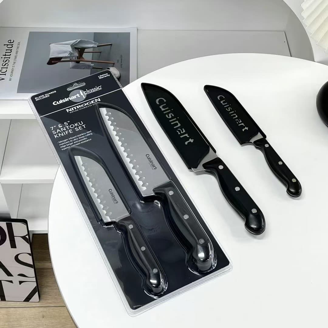 Factory Direct Supply Kitchen Knife Set, Cross-Border Hot-Selling Knife Set with Pp Handle, Chef's Knife Two-Piece Set