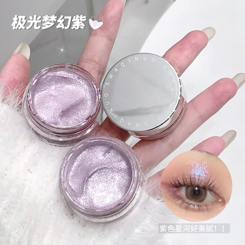 Shakino Galaxy Diamond Curry Eyeshadow Cross-border Cowboy Sparkle Potato Pudding Pearl Shimmer Brightening Fine Glitter Long-lasting Highlighter