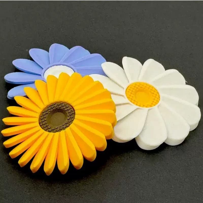 Cross-border Hot Selling Spring Flower Fidget Spinner Stress Relief Toy