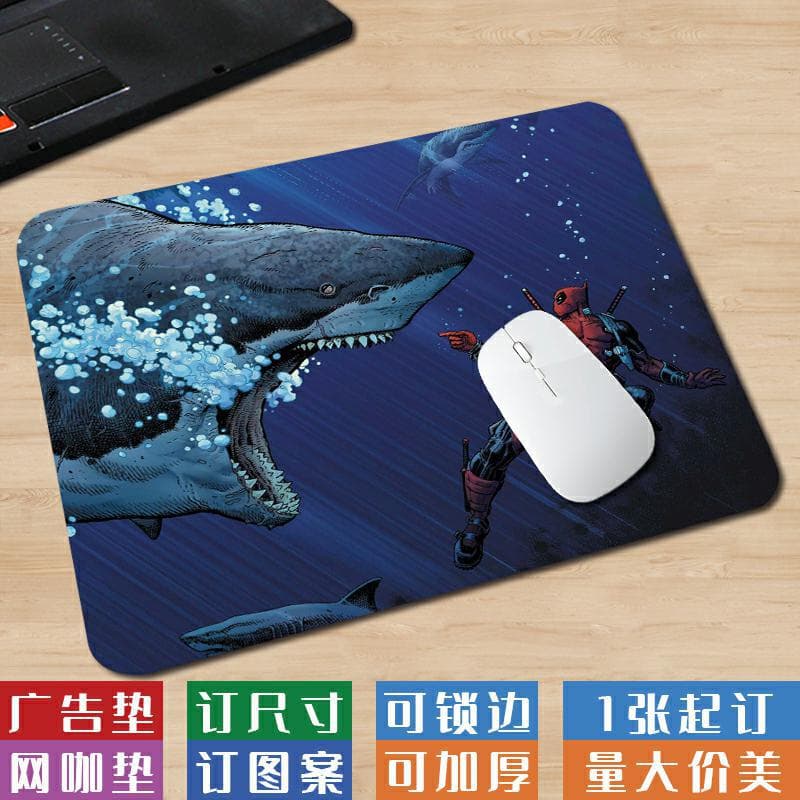 Small American retro Deadpool animation home computer pad Marvel hero Deadpool cloth office mouse pad
