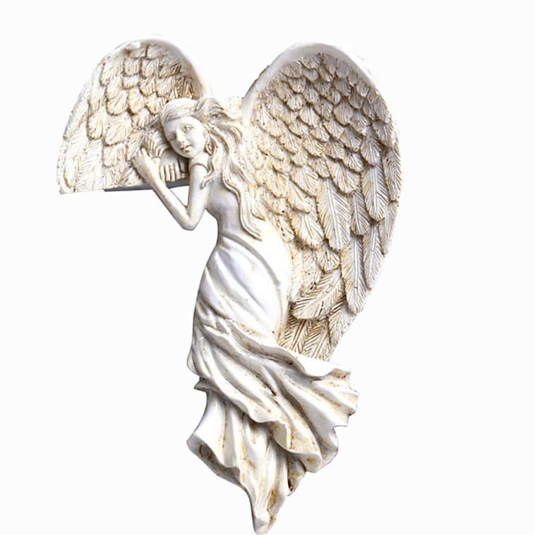 Cross-border Independent Station Redemption Angel Door Frame Hanging Awakening Angel Wings Door Frame Decoration Resin Craft