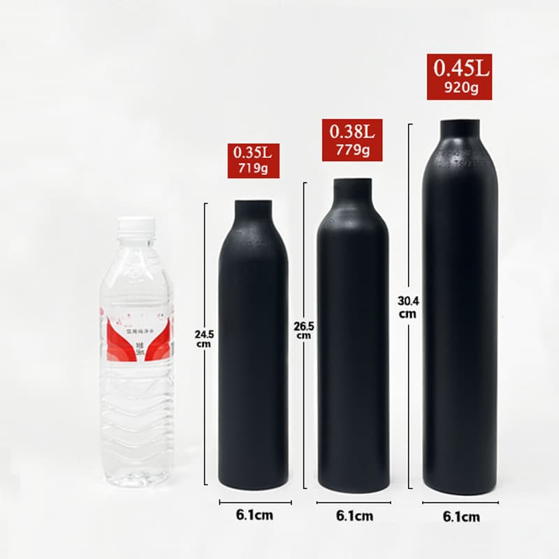 High-Pressure Cylinder 30MPA Explosion-proof Thickened Gas Storage Tank Complete Set Small Cylinder, Cylinder Inquiry Customer Service