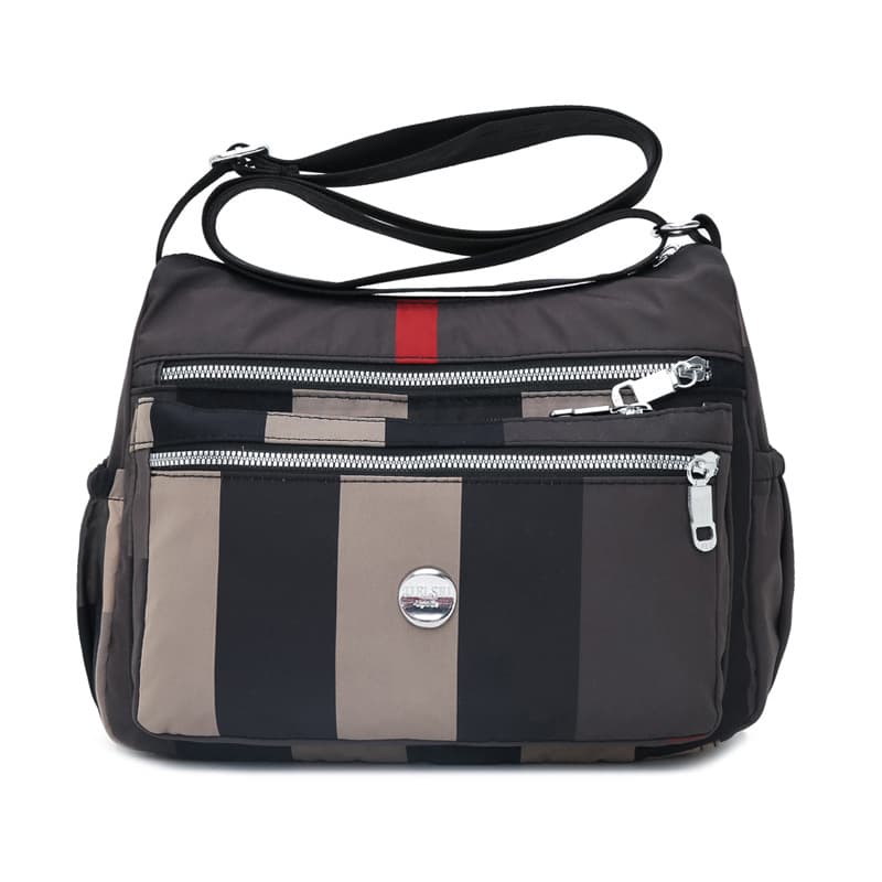 Large Capacity Ladies Crossbody Bag Lightweight Waterproof Nylon Outdoor Travel Commuting Single Shoulder Backpack