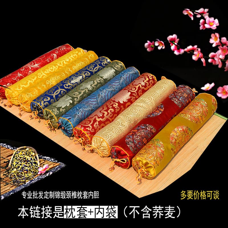 Specialized sales of cervical pillow, rod pillow, cylindrical long pillowcase with embroidered logo