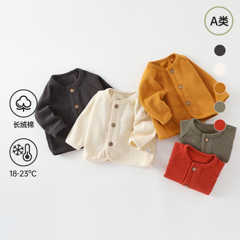 Spring and Autumn Children's Clothing Baby Class A Jackets Baby Clothes Knitted Sweaters Spring Clothes Children's Cardigans Sweaters Korean Tops