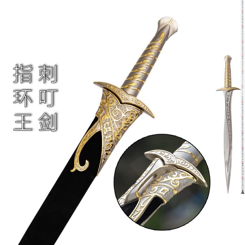 Film and TV The Lord of the Rings The Hobbit Frodo Baggins Stinging Sword Master Weapon Elf Dagger Prop Unedged