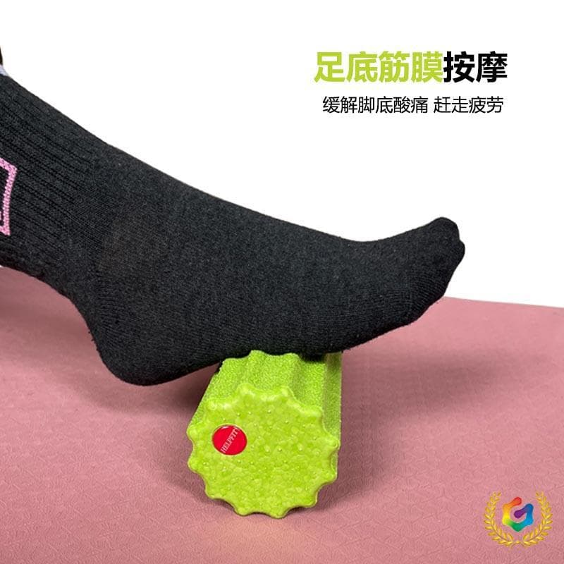 ┈ Relaxation Stick Gear Mini Foam Roller Deep Muscle Relaxation Massage Stick Solid Yoga Roller Calf Plantar Fascia