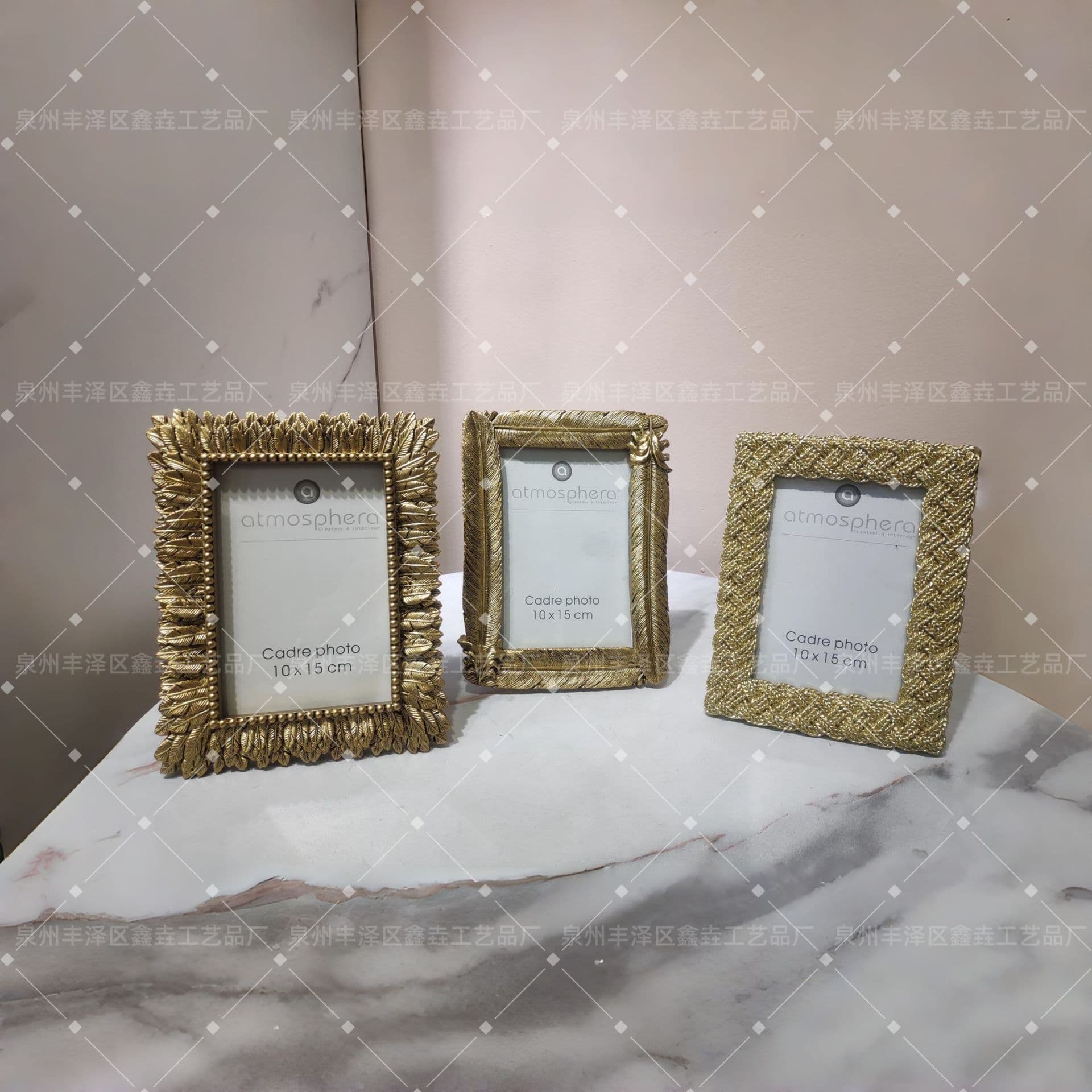 Custom Cross-border Amazon Home Decoration Modern Minimalist Creative Photo Frame Resin Craft Decorative Ornament