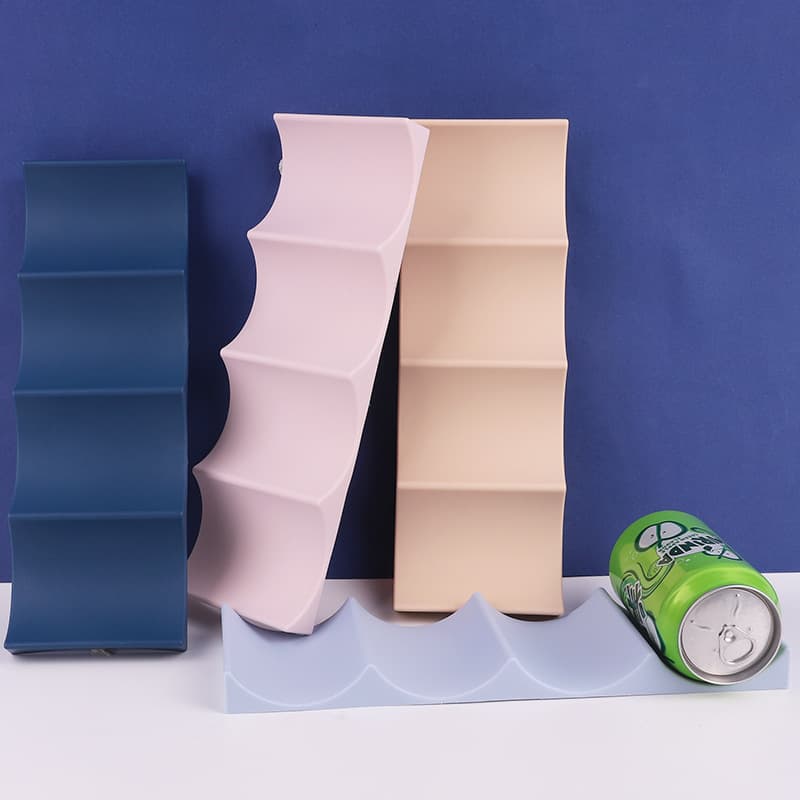 Red Wine Storage Rack, Minimalist Household Plastic Organizer, Creative Bottle and Beverage Holder for Fridge Placement