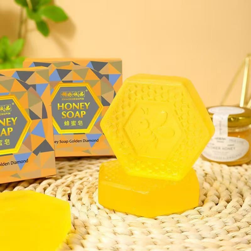 Natural Honey Soap Handmade Bathing Soap Facial Cleansing Soap Fungus Eliminating Essential Oil Soap from Mainland China