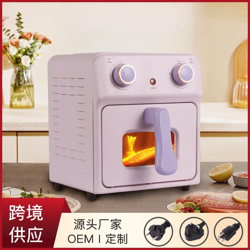 Internet celebrity pink air fryer large capacity small fryer household multi-functional oil smoke-free French fries machine roasted sweet potato pot