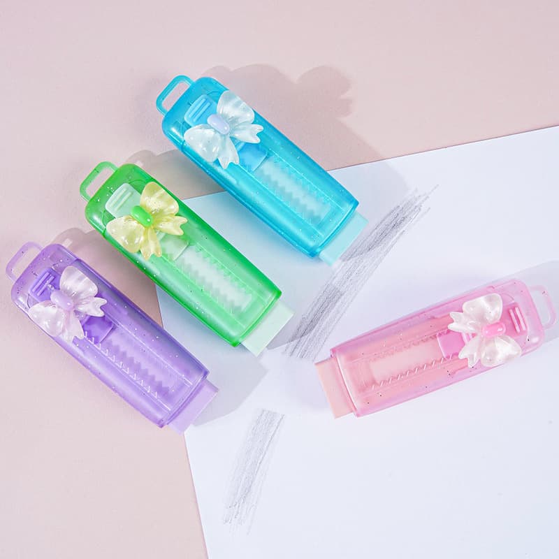 New Student Cute High-Appearance Push-Pull Eraser Drawing Exam Eraser Creative Sliding Eraser Wholesale