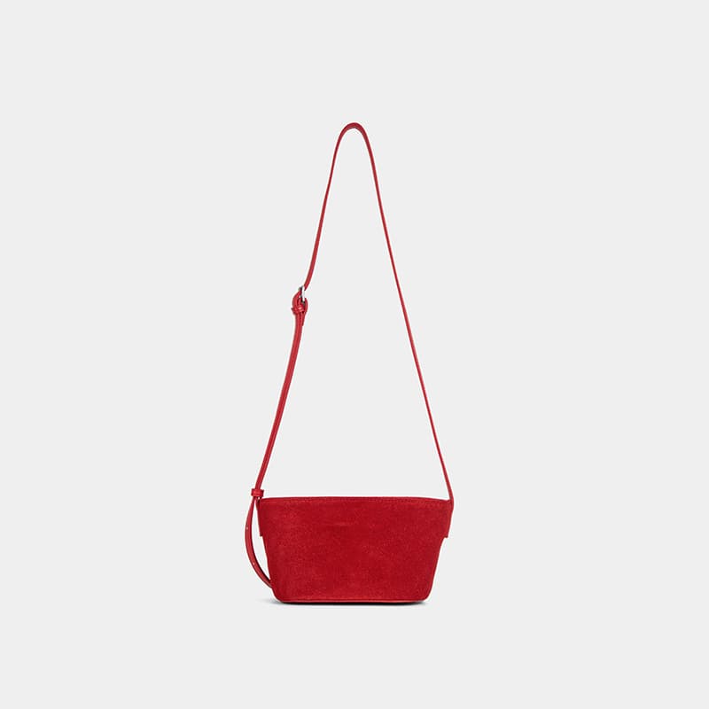 Boat Bag" High Mercerization Craft Matte Cowhide Adjustable Crossbody Bag